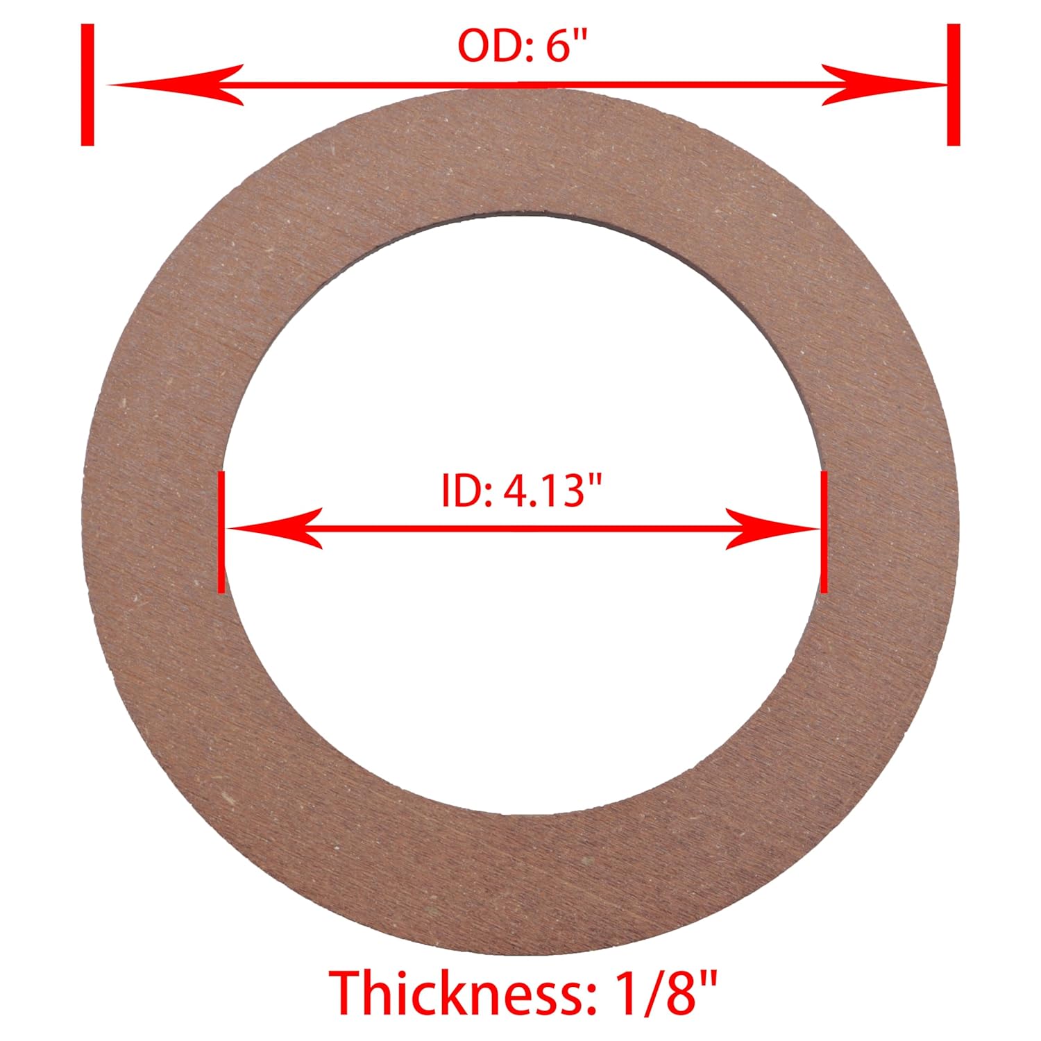 Replacement Slip Clutch Friction Disc 1806010 for Land Pride Rotary Cutters Compatible with Eurocardan Series 6 Slip Clutch (2 PK)