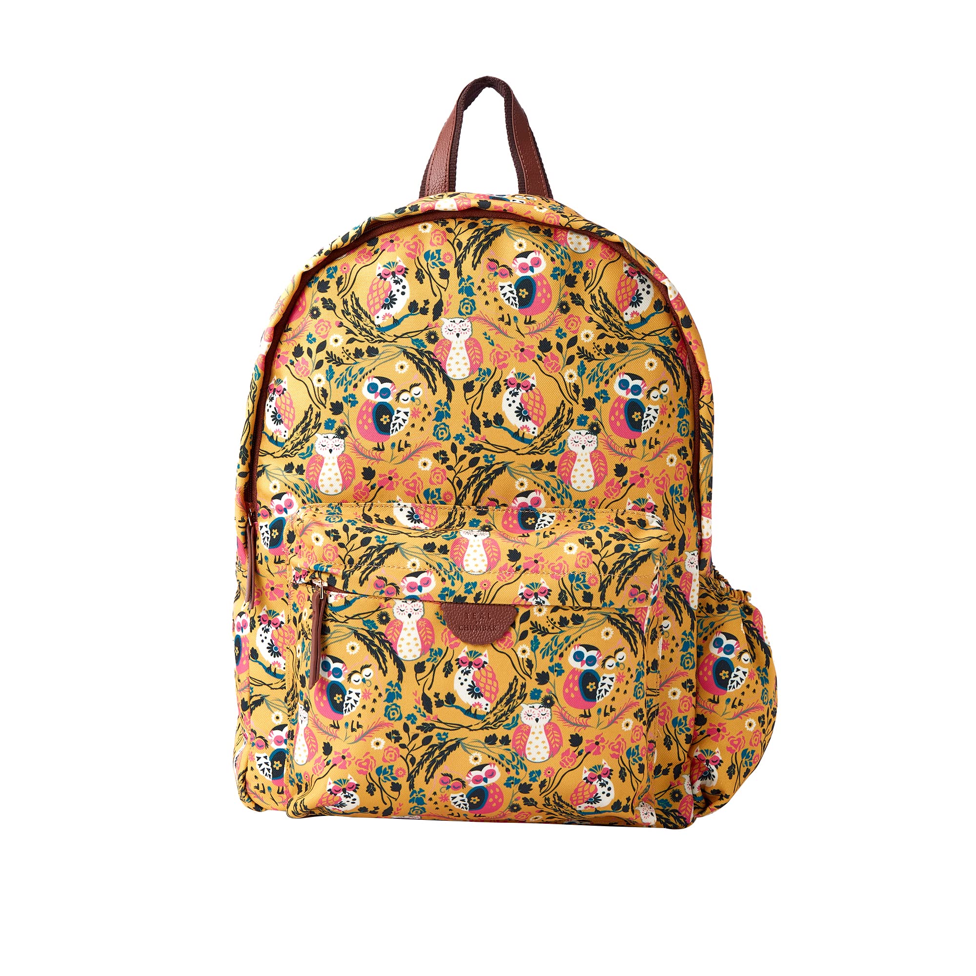 TEAL BY CHUMBAKJungle Stories Women's Laptop Backpack - Orange, Orange, One Size, Western