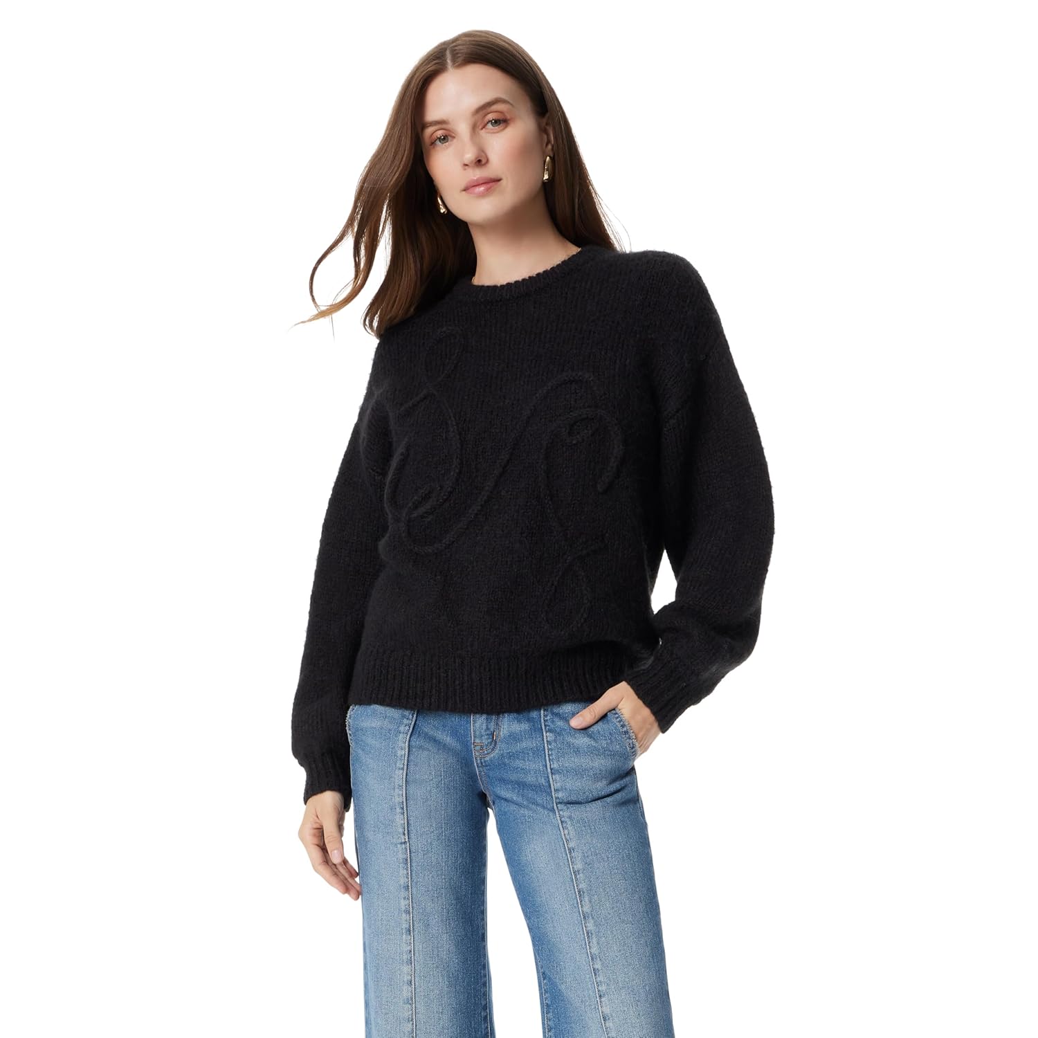 Sam Edelman Womens Khloe Boxy Pullover Sweater Standard
