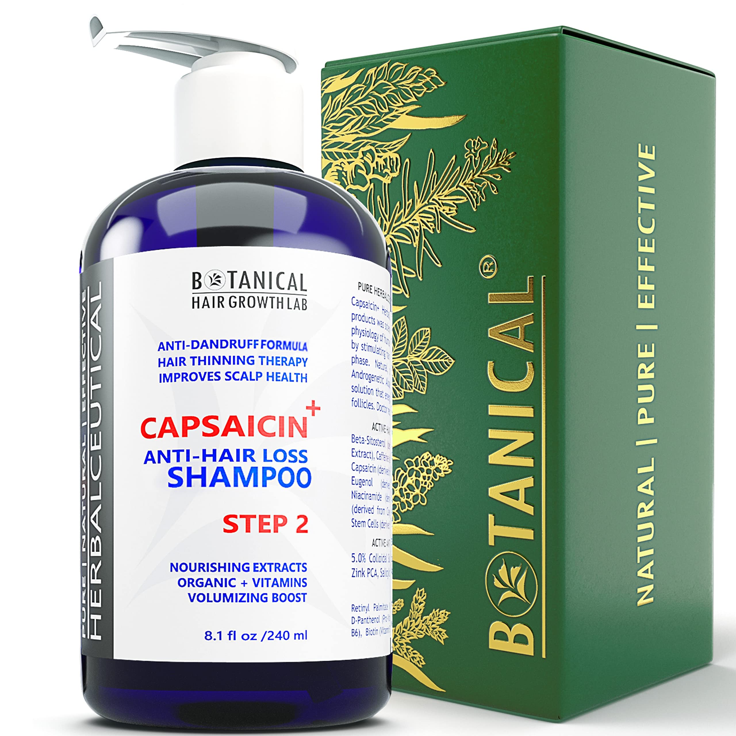 Buy BOTANICAL HAIR GROWTH LAB Capsaicin Hair Loss Shampoo Alopecia