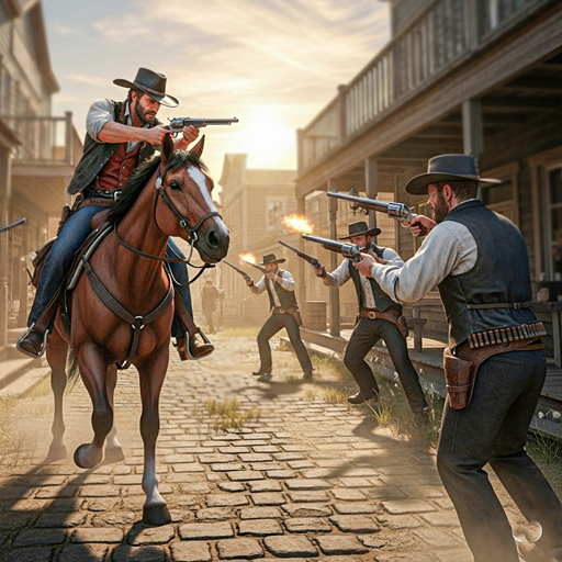 Juegos de supervivencia, caza, vaquero, pistolero, caballo, vida salvaje, equitación, juegos 3D: Juego de disparos de Westland Hunter