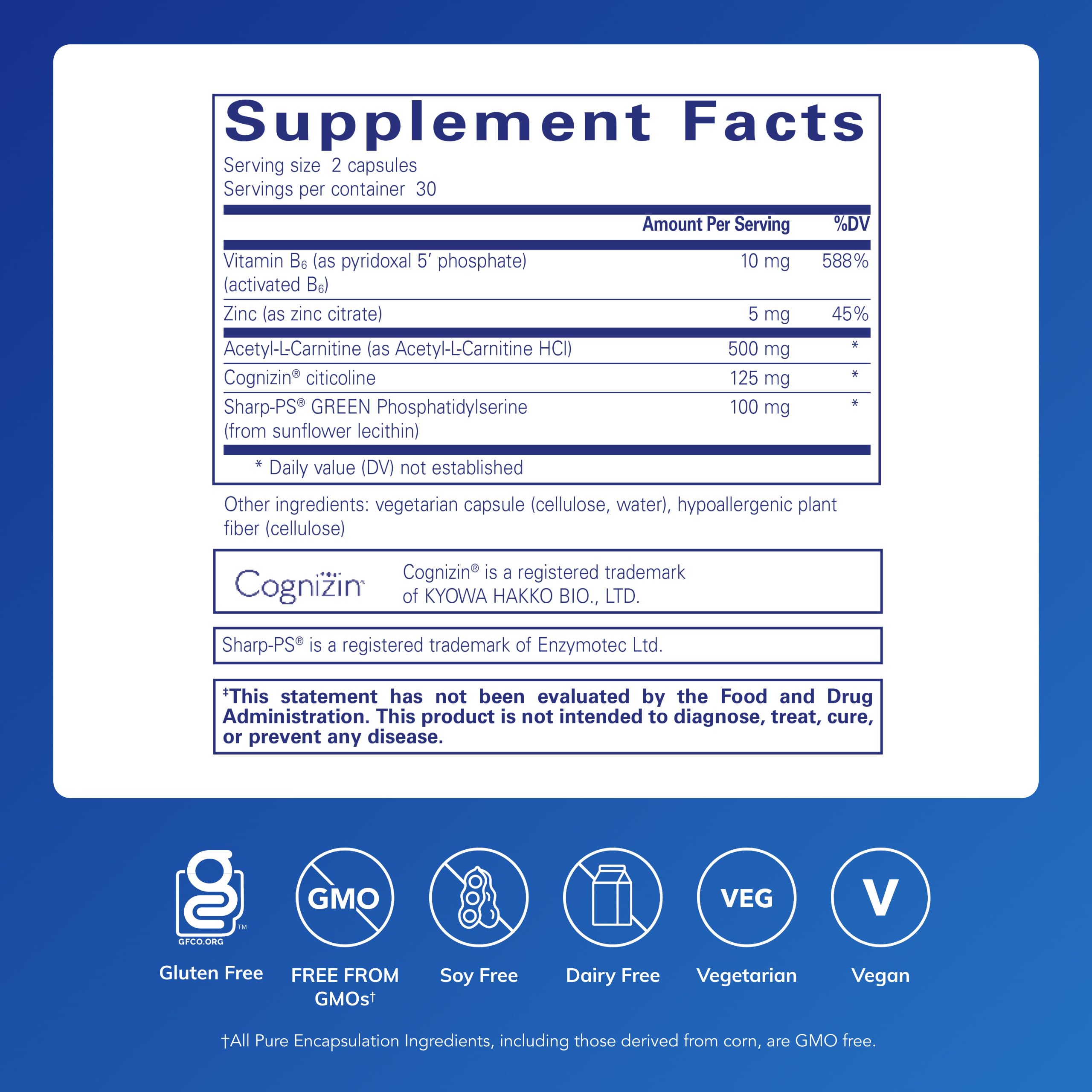 Pure Encapsulations CogniPhos, 60 Capsules — Amazon image 2