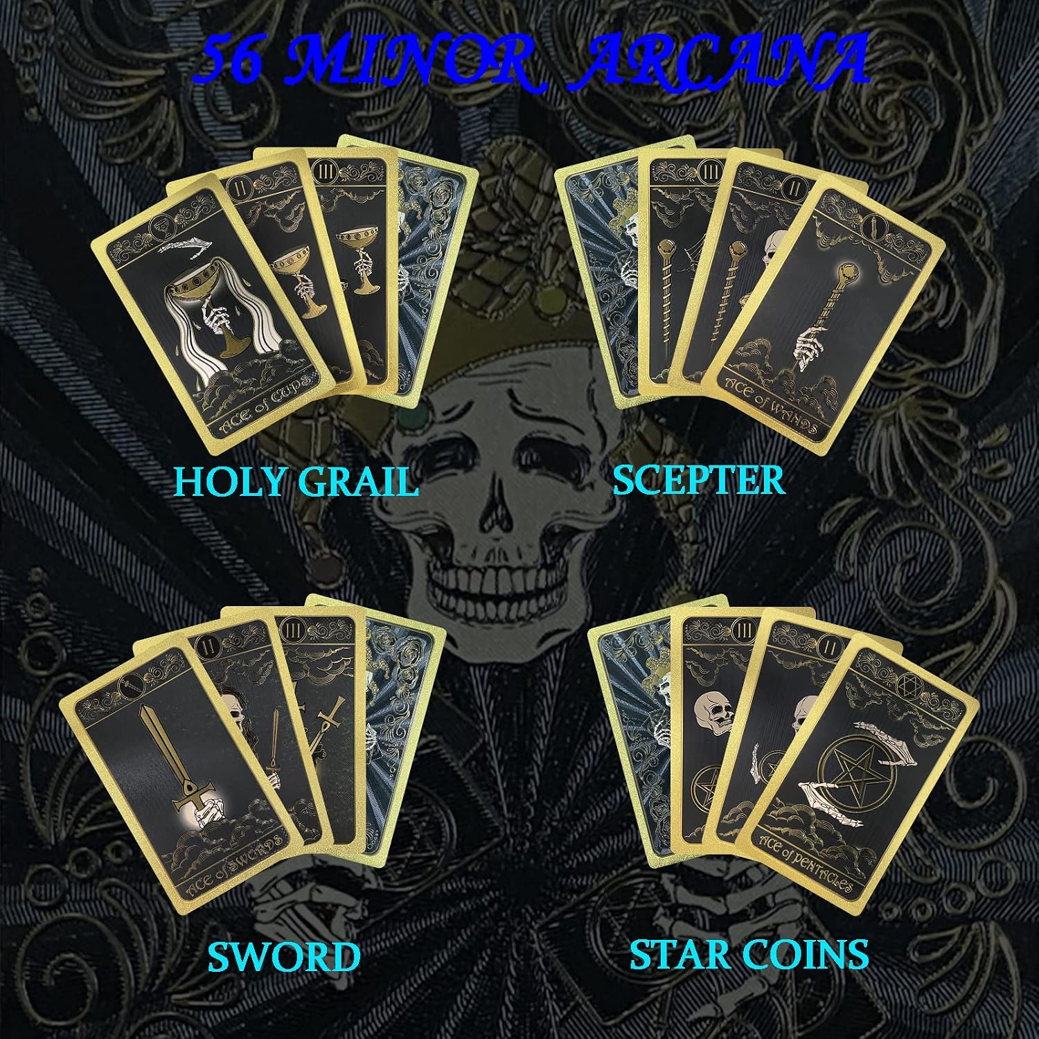 Buy IXIGER Tarot Cards Deck,Skull Tarot Cards,Tarot Cards Deck with  Guidebook for Beginners & Expert Readers,78 Classic Tarot Cards  Set,Divination Tarot Deck Online at Lowest Price in Japan. B09MH9FGJM