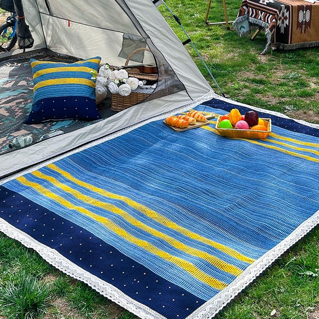 Manta De Picnic Impermeable Tapete Exterior Viaje Manta De Picnic Grande 300x200 Cm - Impermeable, Plegable - Para Playa, Camping O Parque Alfombra Exterior Manta Picnic