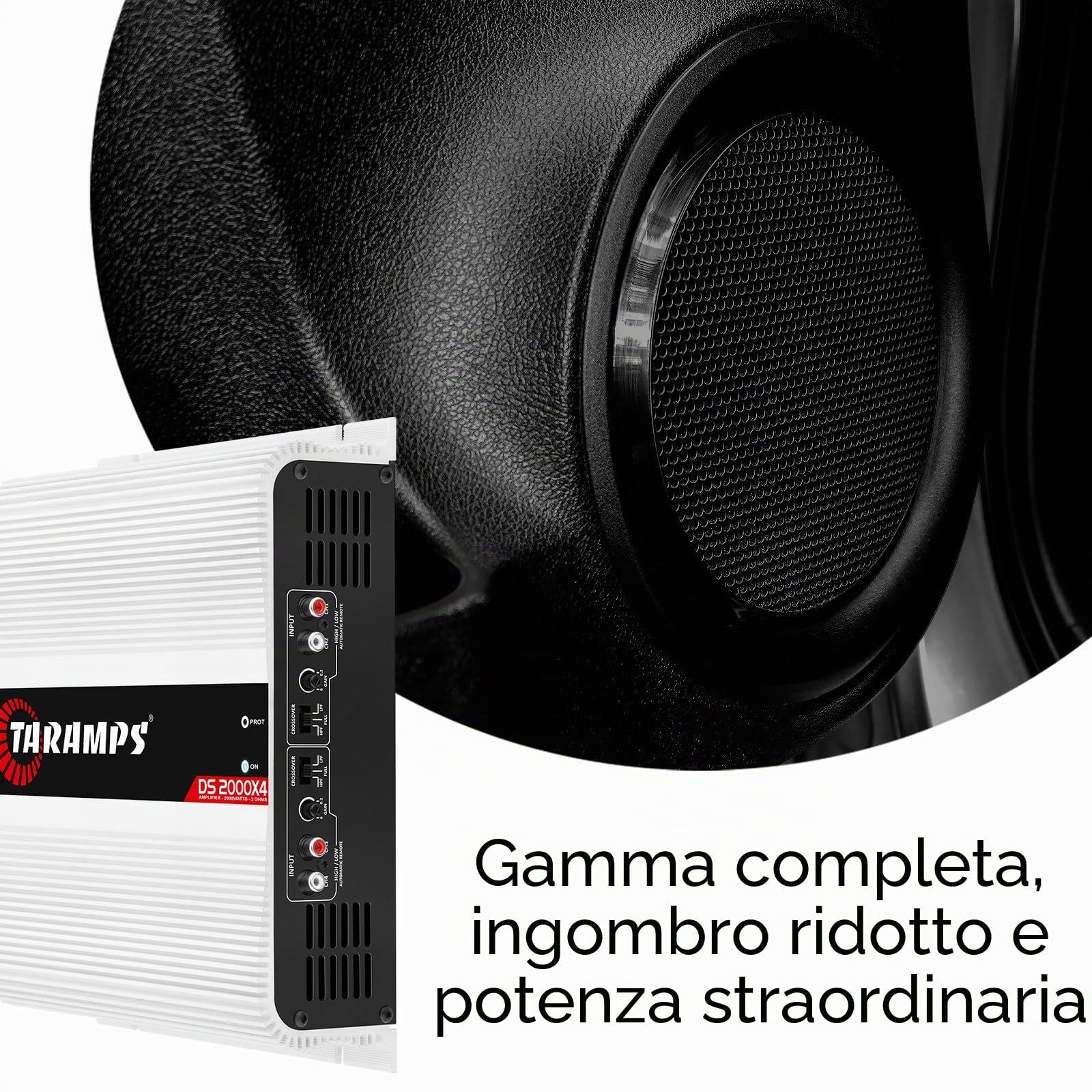Taramp's DS 2000x4 4-K 2000 Watt RMS amplificatore audio per auto 2 ohm