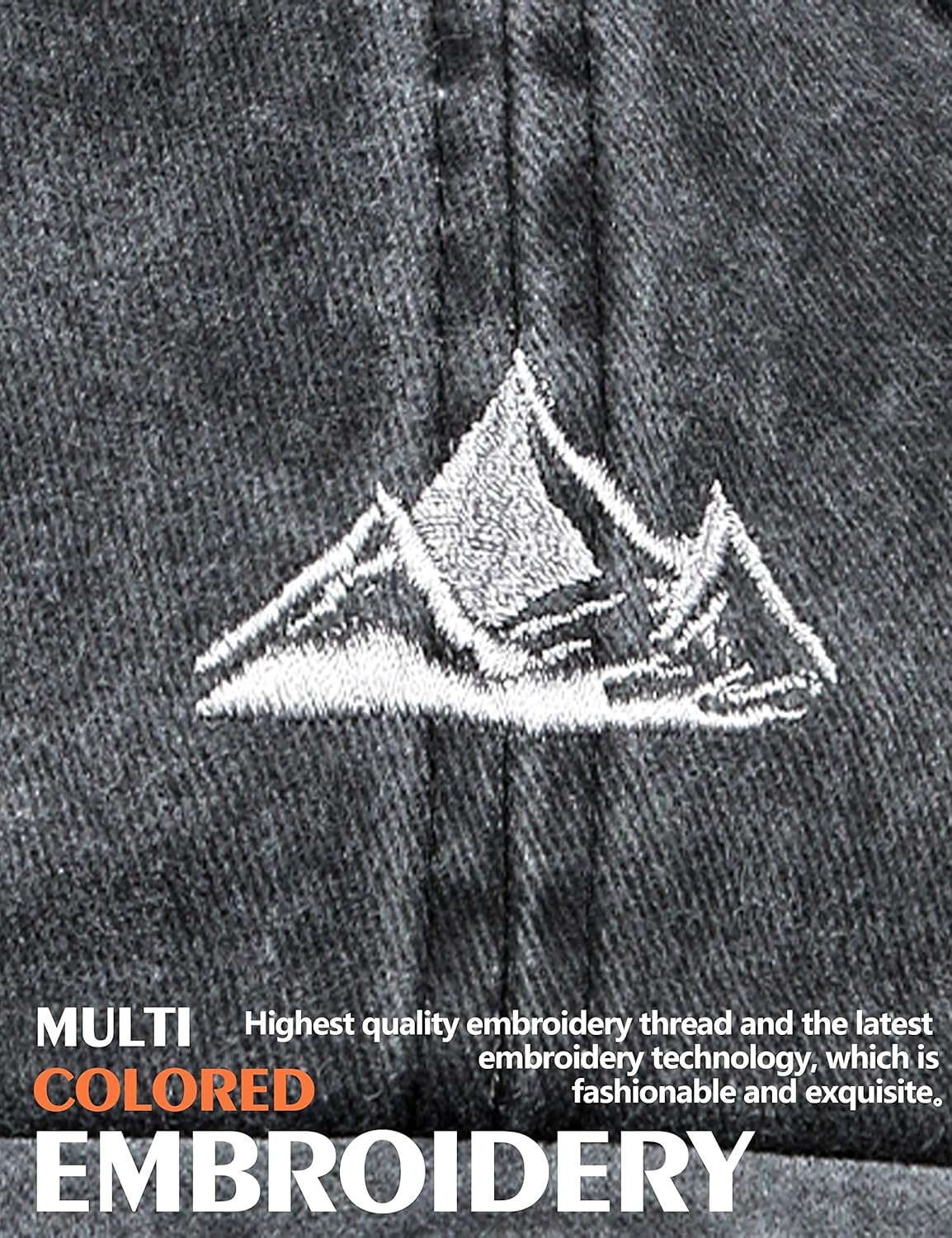 Dad Hat Baseball Cap Unisex Outdoor Unstructured Washed Soft Cotton Mountain Hat - Image 4