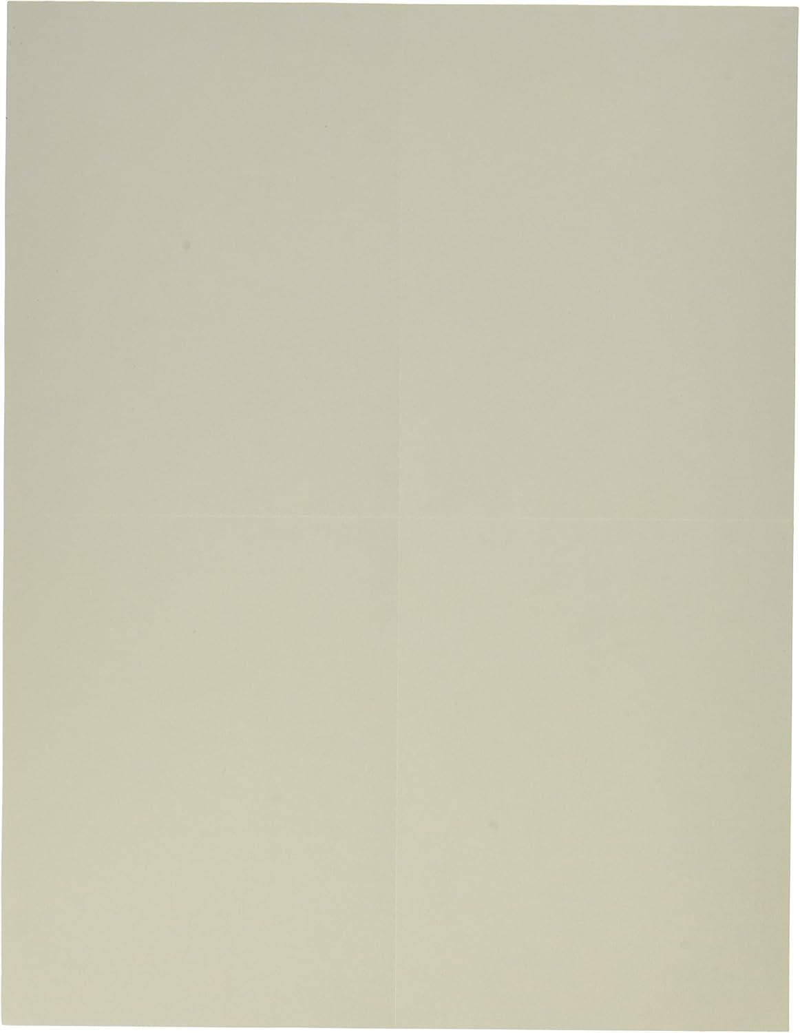 Great Papers! Ivory 4-Up Postcard,50 sheets/200 postcards, 5.5 x 4.25 (905550)