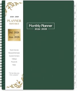 2026-2028 Monthly Planner - 2-Year Monthly Planner, 8.5'' x 11''