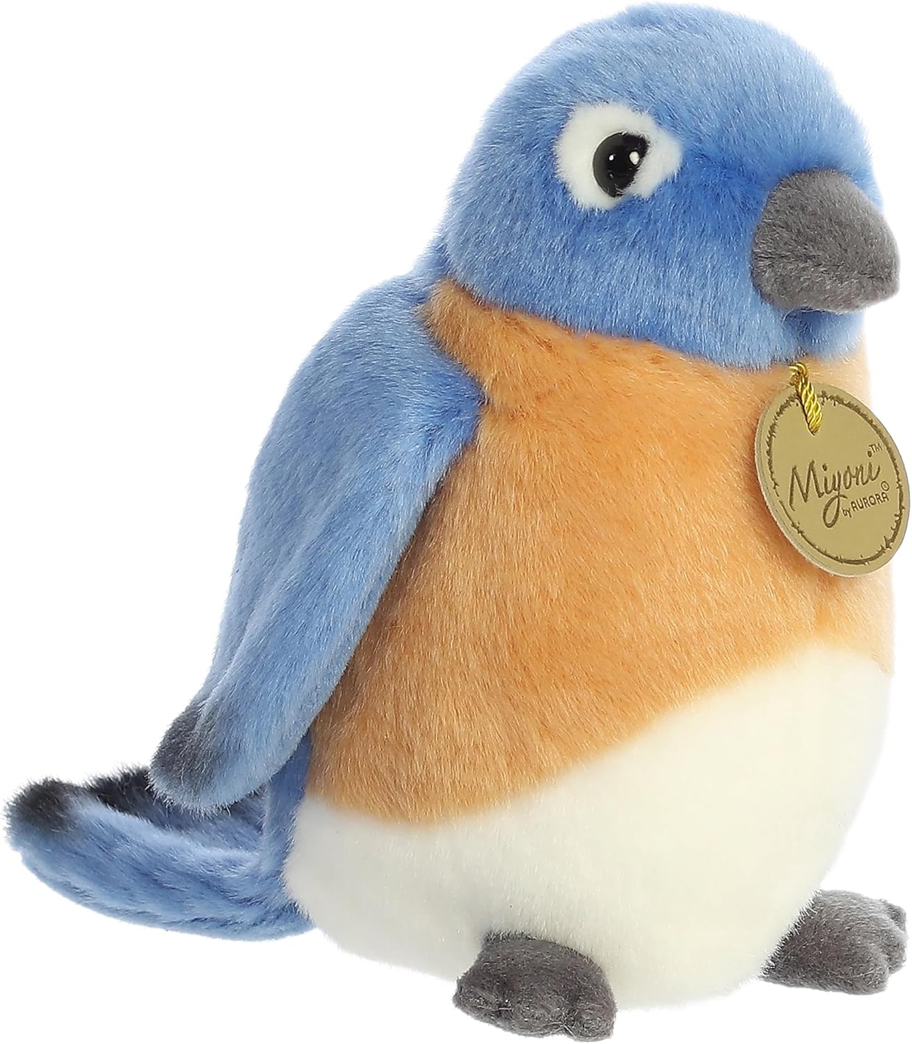 Aurora® Realistic Miyoni® Bluebird Stuffed Animal - Lifelike Details Make a Cherished Companion - Perfect for Decorating Bedrooms or Classrooms - 5.5 Inches