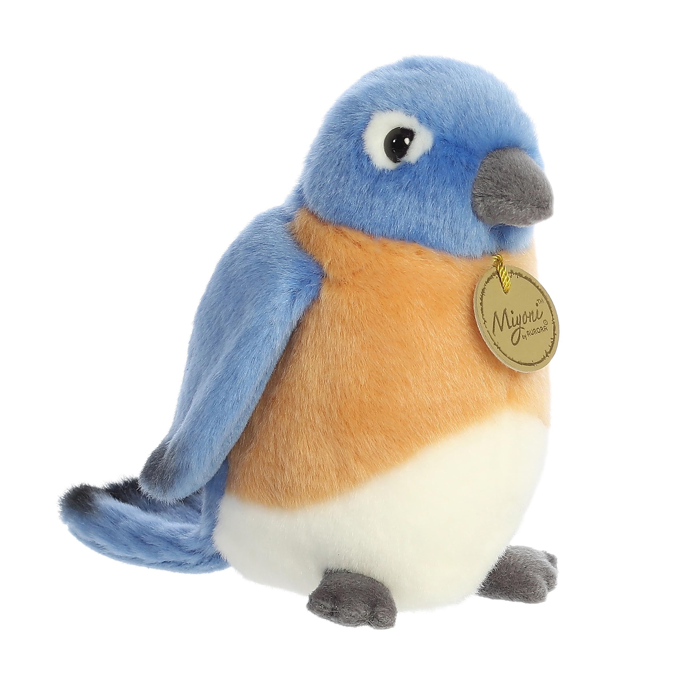 Aurora(r) Realistic Miyoni(r) Bluebird Stuffed Animal - Lifelike Details Make a Cherished Companion - Perfect for Decorating Bedrooms or Classrooms - 7 Inches