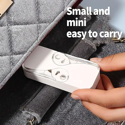 Miniatura 6 de Dispensador de hilo portátil, dispensador automático de hilo dental portátil, soporte de selección de hilo dental recargable de primera calidad,