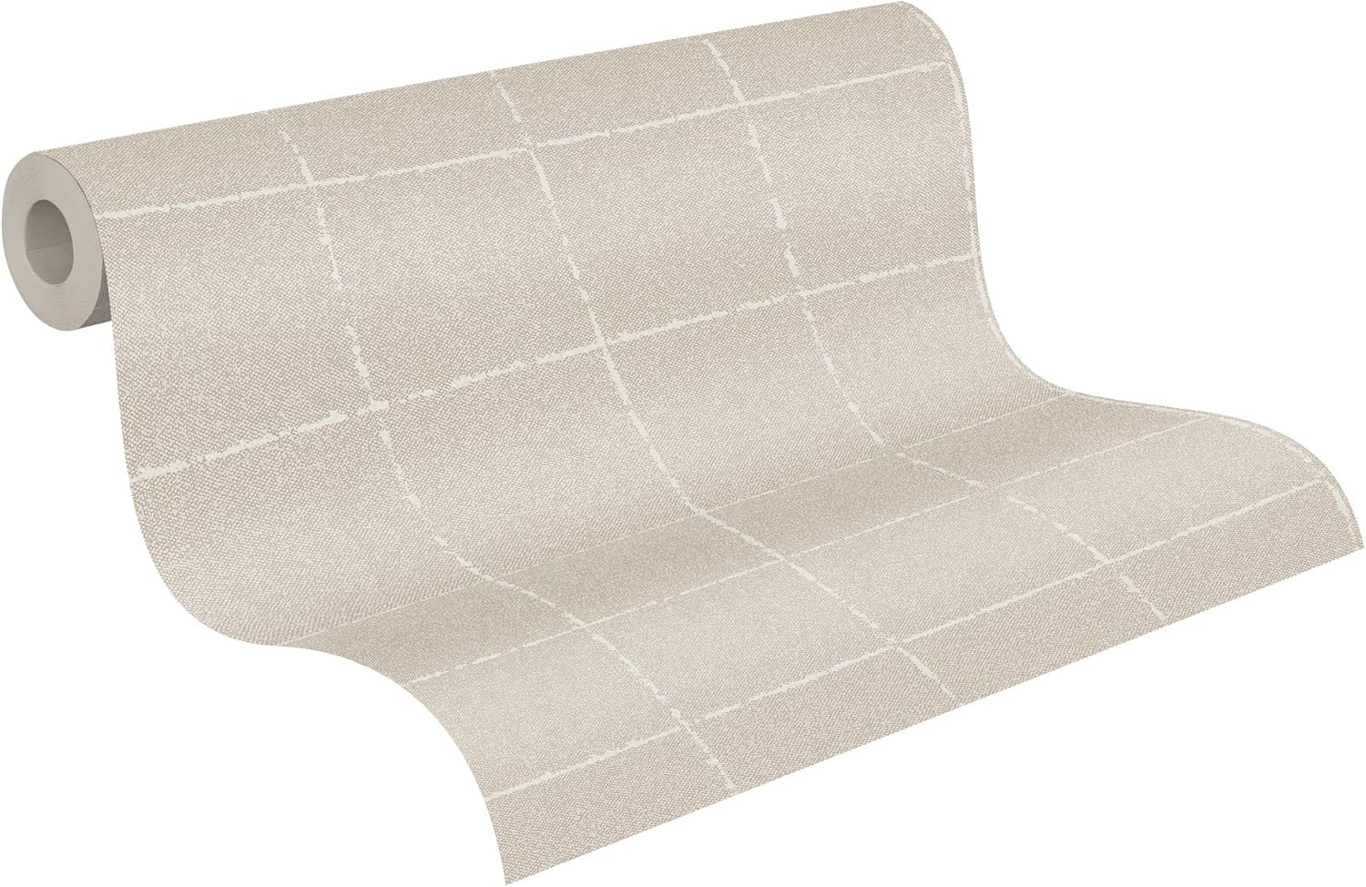 A.S Creation Advantage Kishi White Tile Wallpaper, 20.9-in by 33-ft
