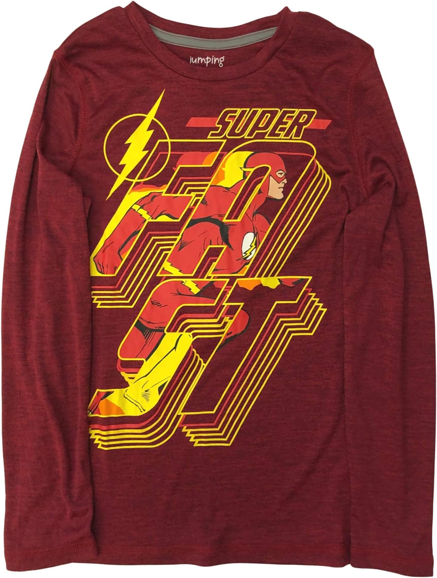 Jumping BeansActive Boys Silky Red Long Sleeve Super Flash T-Shirt Tee Shirt