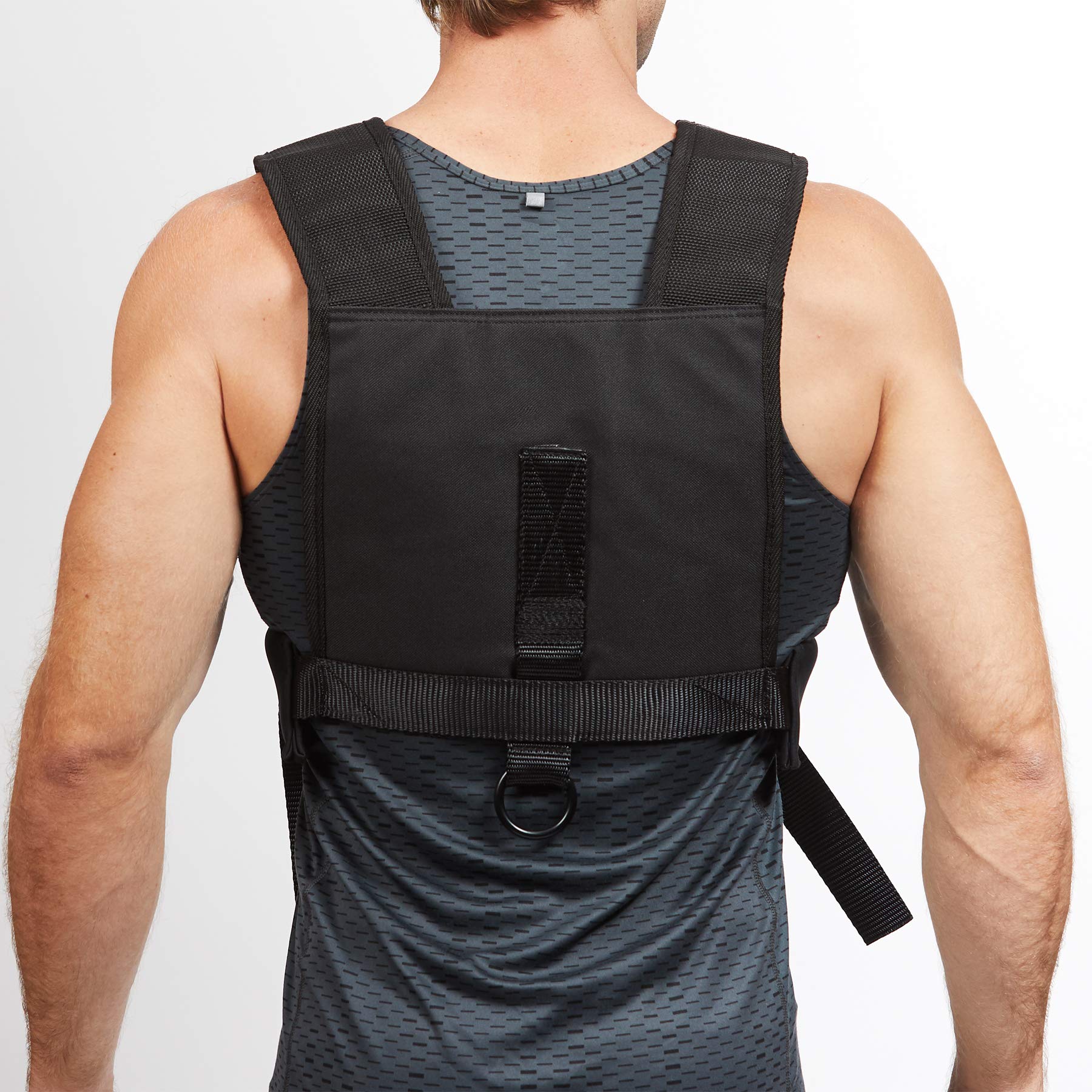 miR BHAR Sled Harness with (Optional) Sled Harness, Without Sled, Black