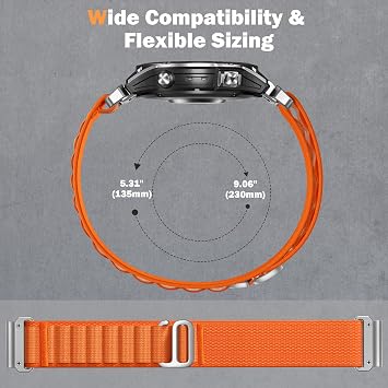 22mm QuickFit Loop Strap Compatible with Garmin Epix Pro 2/Fenix 7/6