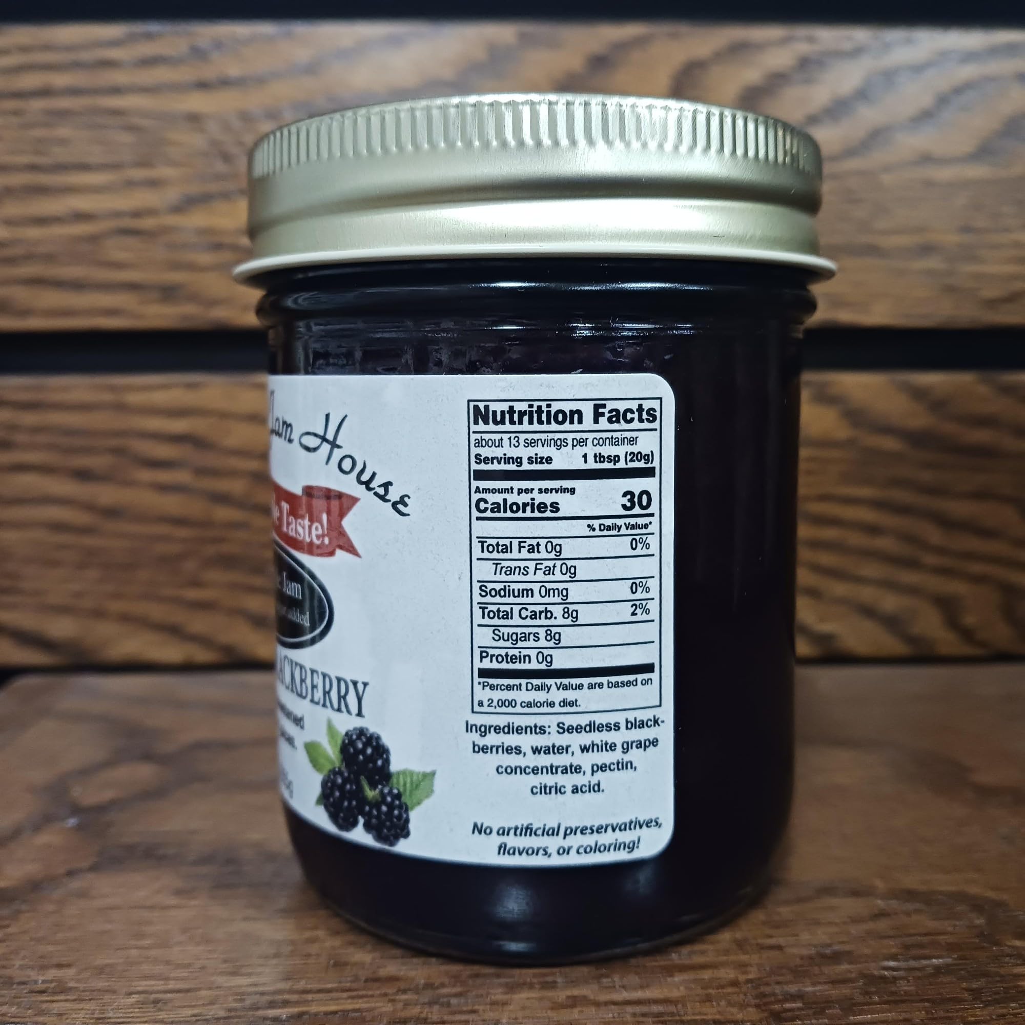 Amazon.com: Homestyle Seedless Blackberry Jam - One Pint
