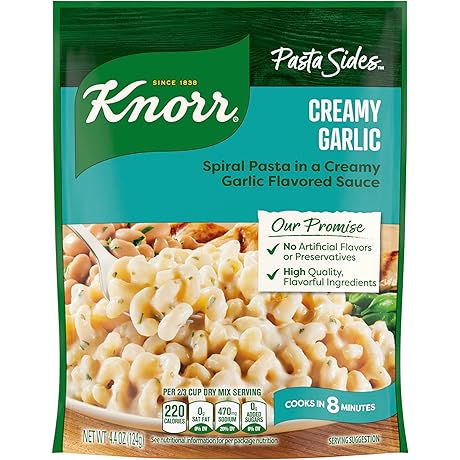 Knorr Pasta Sides Creamy Garlic For Delicious Quick Pasta Side Dishes No...