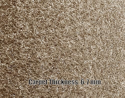 Miniatura 3 de Tapete de cubierta de tablero para Toyota Tundra 2000-2006Toyota Sequoia 2001-2007, protector de alfombra para salpicadero F125 (beige)