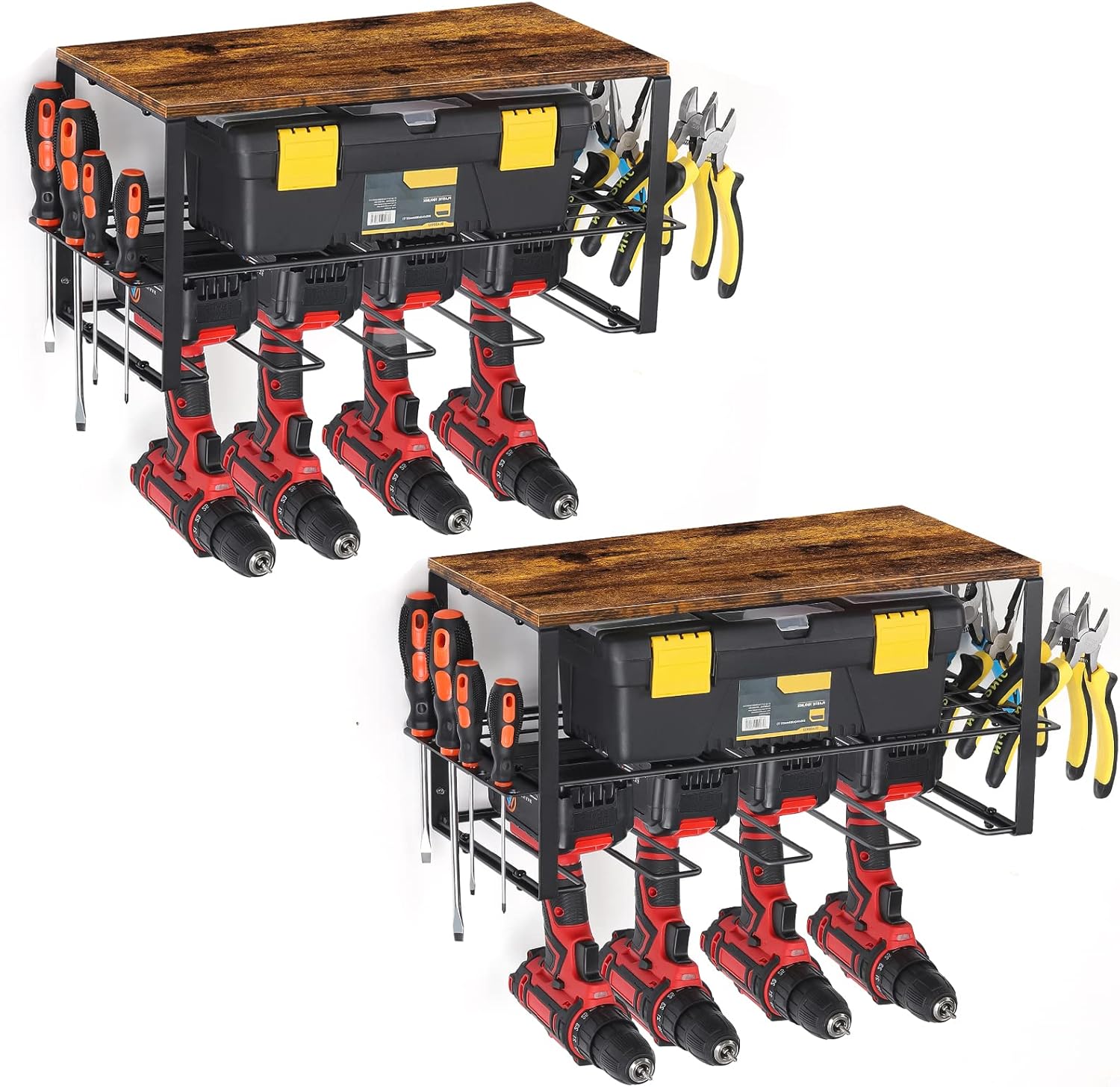 Nandae 2 pack Power Tool Organizer , Garage Tool Organizers ,Drill
