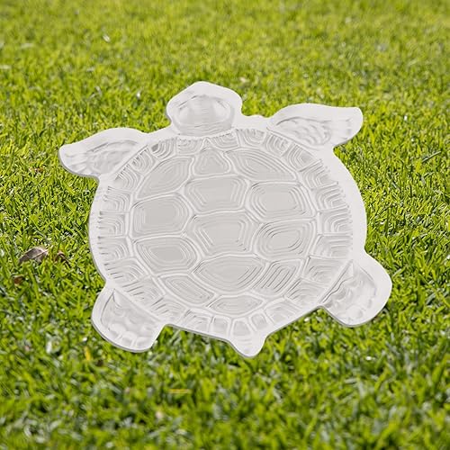 Miniatura 8 de BESPORTBLE Molde de cemento Plantillas de animales en forma de tortuga escalonadora Tortuga Molde de cemento para hormigón Walk Maker DIY Manual