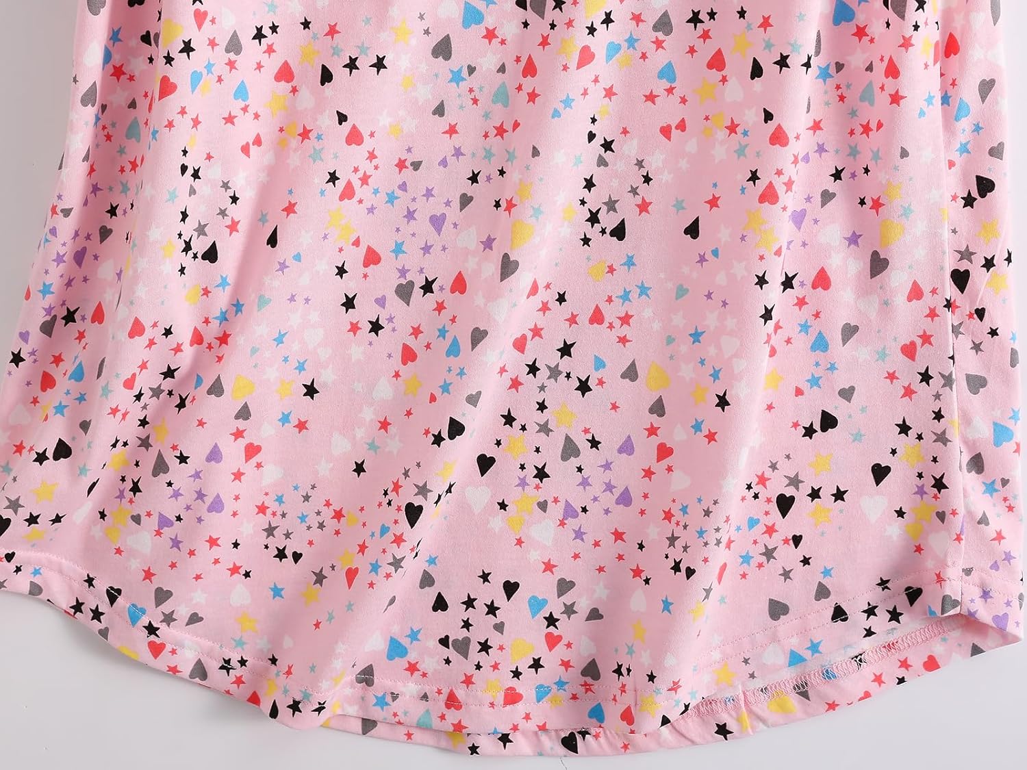 PNAEONG Nightgowns for Women Cotton Round Neck Nightshirts Sleeveless Sleepwear Casual Print Sleepdress - Image 9