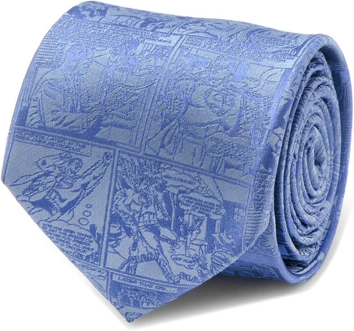 Superman Comic Blue Mens Tie