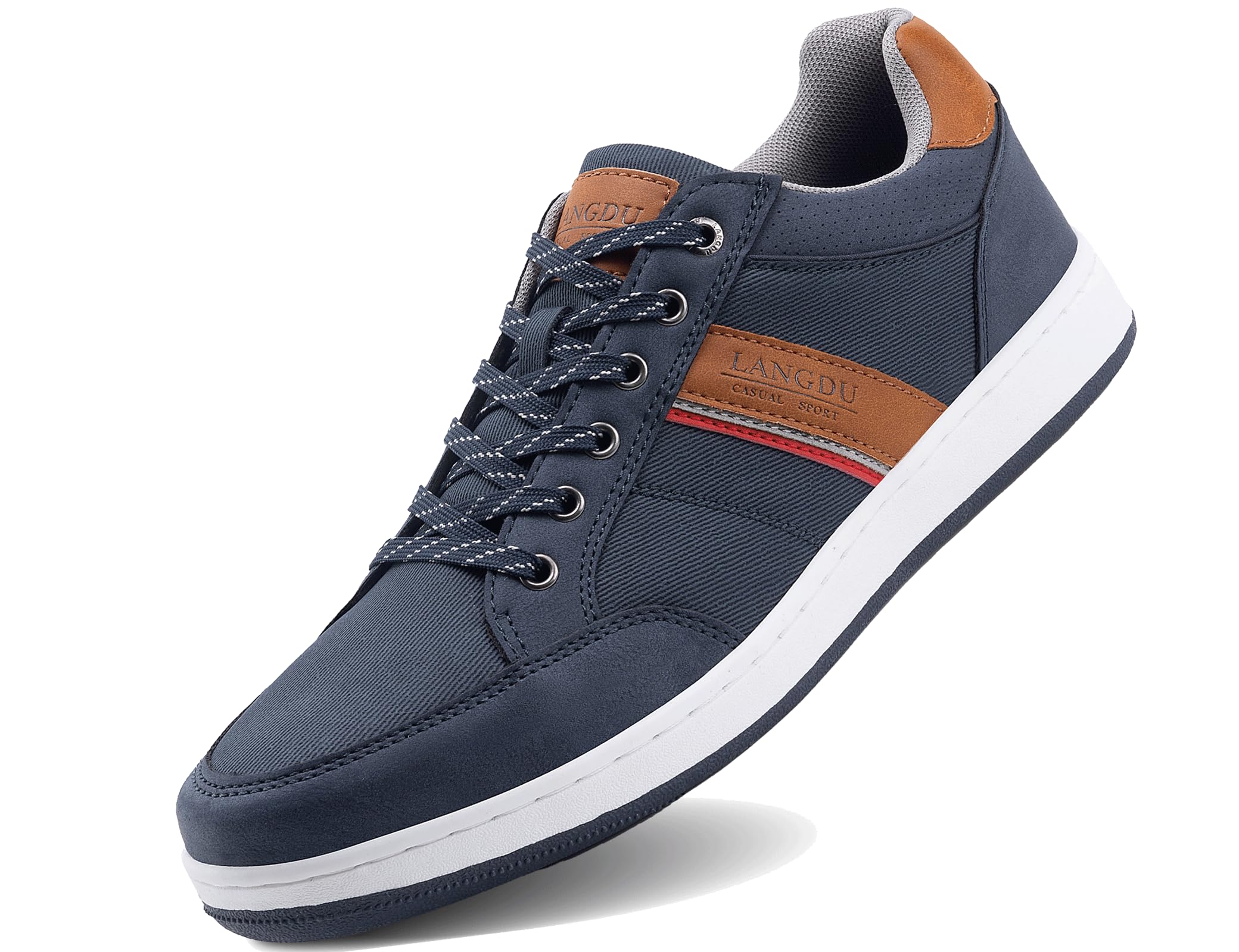 LANGDU Zapatillas Hombre Zapatos Vestir Casual Calzado Running Sneakers Deportivas Transpirables Zapatilla Moda Tamaño 41-46EU