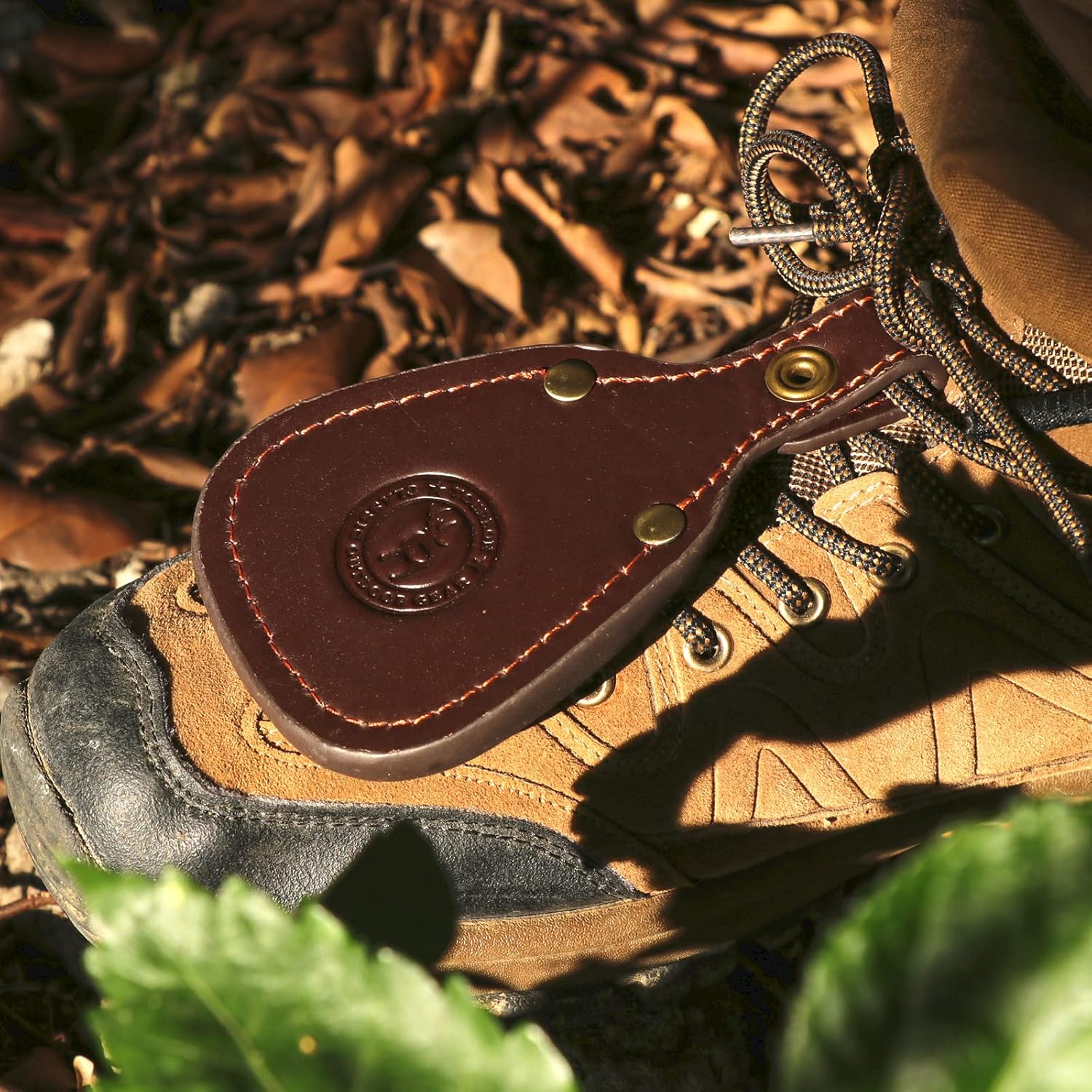TOURBON Top Leather Trap Skeet Shooting Gun Barrel Protection Toe Rest Pad