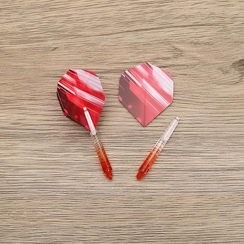 Miniatura 7 de The Lord of the Tools Juego de vuelos y ejes de dardo estándar 2BA hilo de plástico para poste de dardo varilla de dardo ala de cola de lanzamiento,