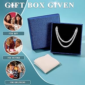 925 Sterling Silberkette Damen - Zeitlos Elegant Ohne Anhänger