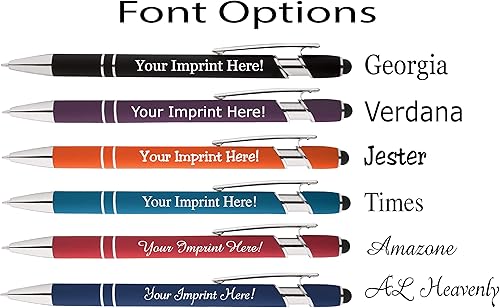 Miniatura 6 de Juego de regalo de bolígrafos personalizados paquete de 2 bolígrafos de metal suave al tacto con caja de regalo bolígrafo de lujo grabado