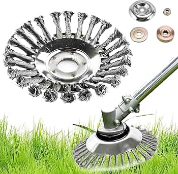 Amazon.co.jp: 草刈り機 替え刃 ブラシヘッド ワイヤーカッター