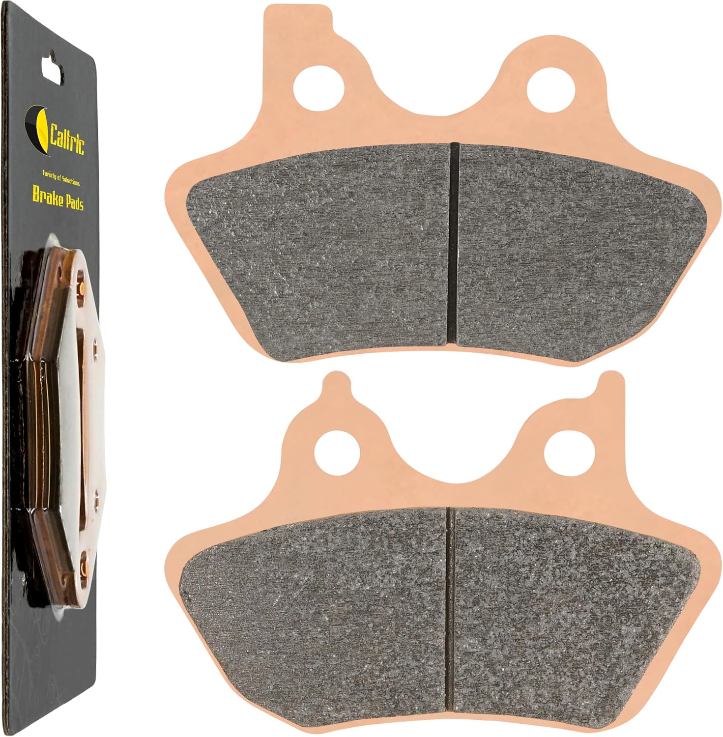 Caltric Rear Brake Pads Compatible with Harley Davidson Flhrs Flhrsi Road King Custom Flhx Flhxi Street Glide