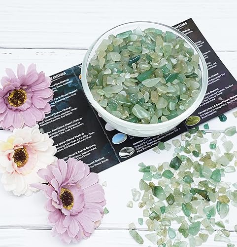 Miniatura 3 de Crocon Chips de jade verde triturado de 12 libra, piedra a granel, más de 1100 quilates, piezas de cuarzo natural, piedras preciosas de forma