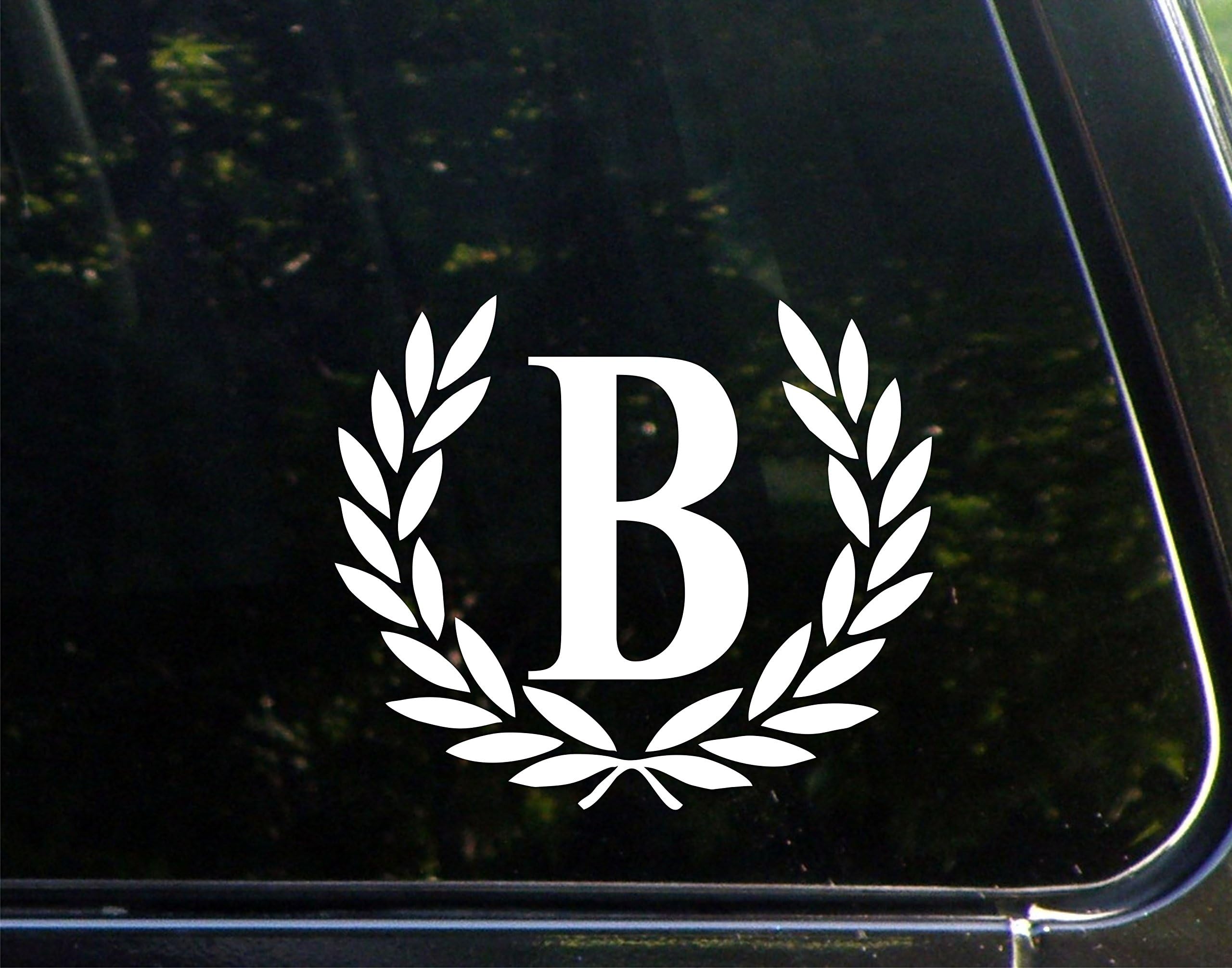 Amazon.com - Letter B Initial Bumper Sticker Vinyl Decal 5 inches