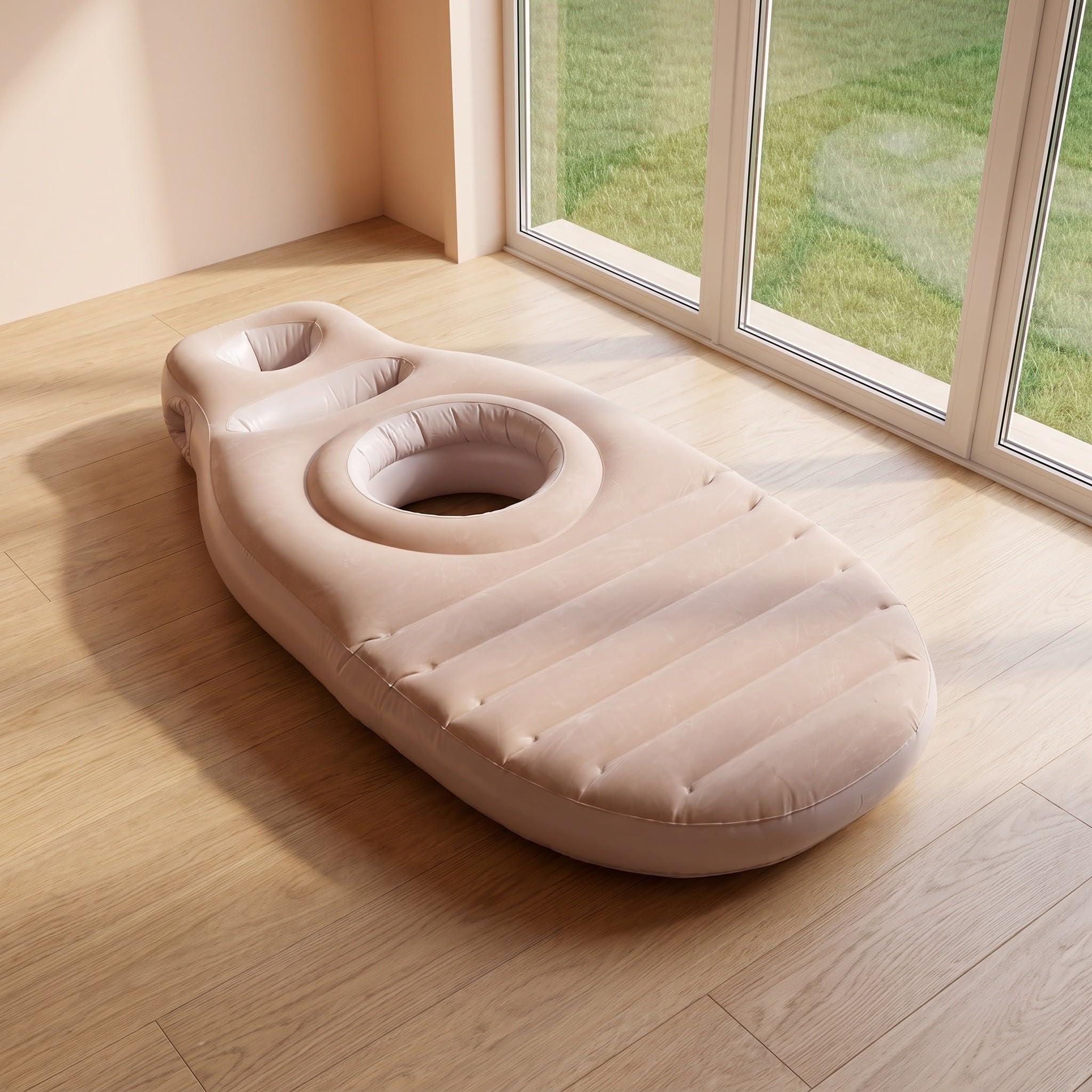 Aufblasbare Schwangerschaftsmatratze und Ergonomischer Bauchstütze aus PVC