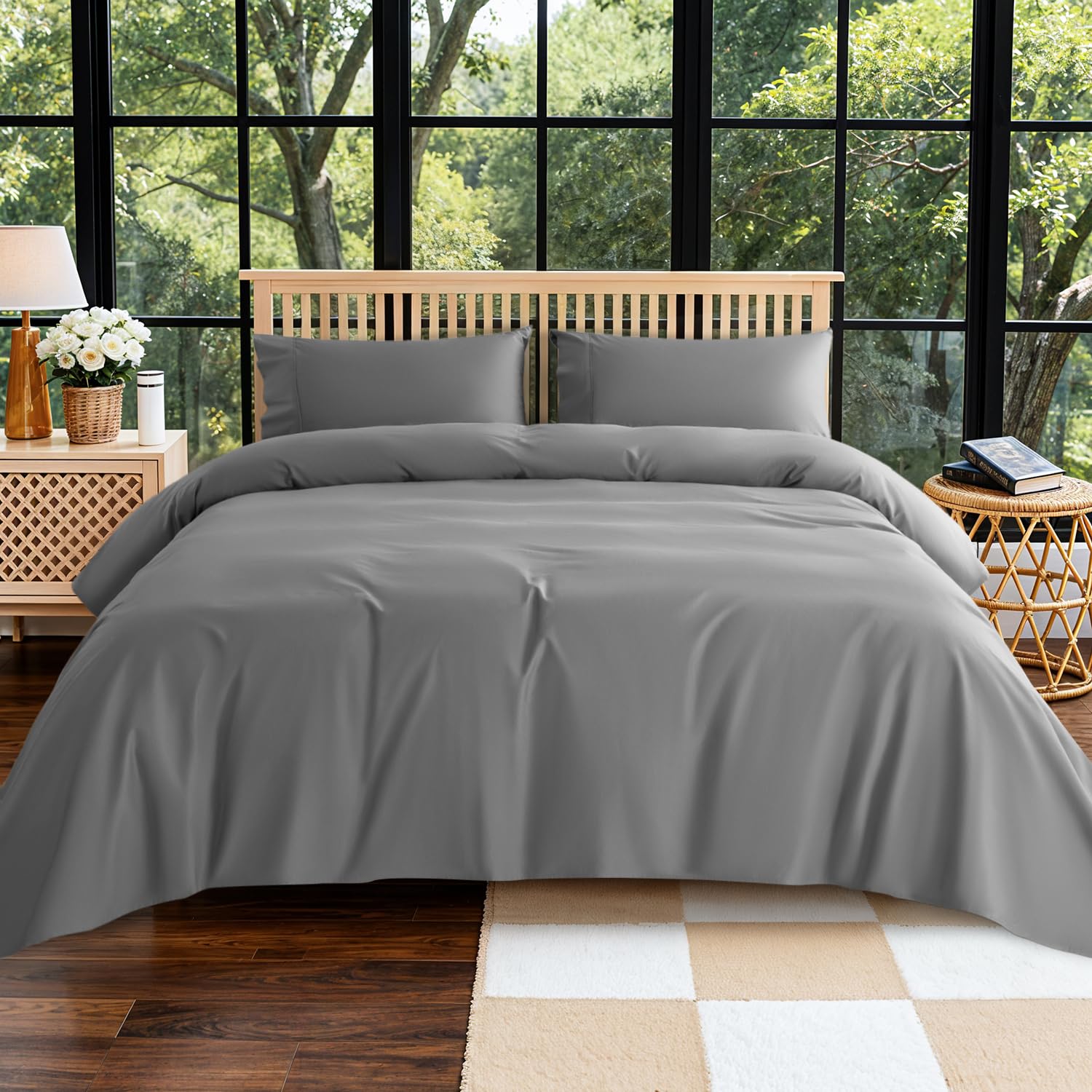 SONORO KATE Egyptian Cotton Queen Sheet Set