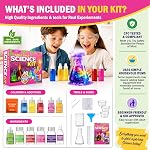 Jim&Gloria Science Kits for Kids Age 5-7 8-12 Year Old Birthday Gifts for Girls, Craft Supplies, Learning & Educational Toys, Stem Toys, Chemistry Set, Science Experiments for Kids Volcano Projects