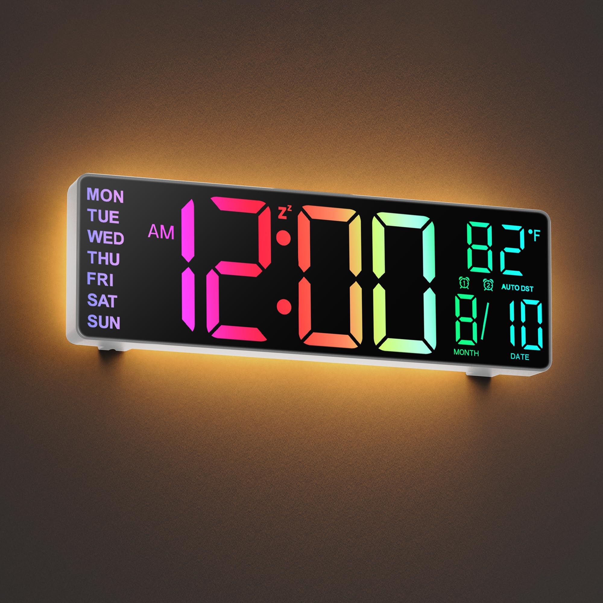 Snapklik.com : 10.5 Large Digital Wall Clock, Big LED Number Display ...