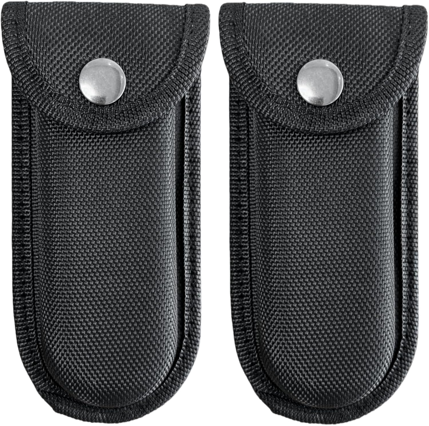 2Pcs Multitool Sheath, Nylon Knife Sheath Holster with Belt Loop, Fits 5.5" Folding Knives, Pocket Knife Holder, Tactical Knife Case for Swiss Army Knife,Trapper Knife,EDC Gear Carry