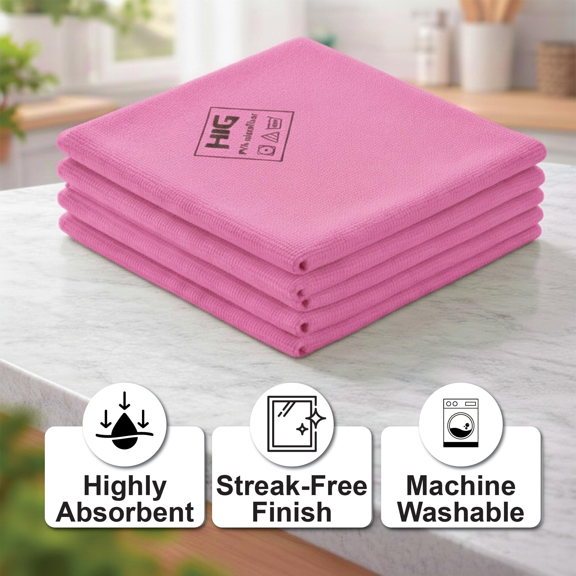 Amazon.co.jp: HIG PVA マイクロファイバークリーニングタオル プロ