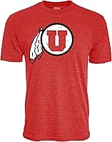 Vista 29 de Blue 84 NCAA - Camiseta de triple mezcla con licencia oficial de la NCAA para hombre, color del equipo icono vintage