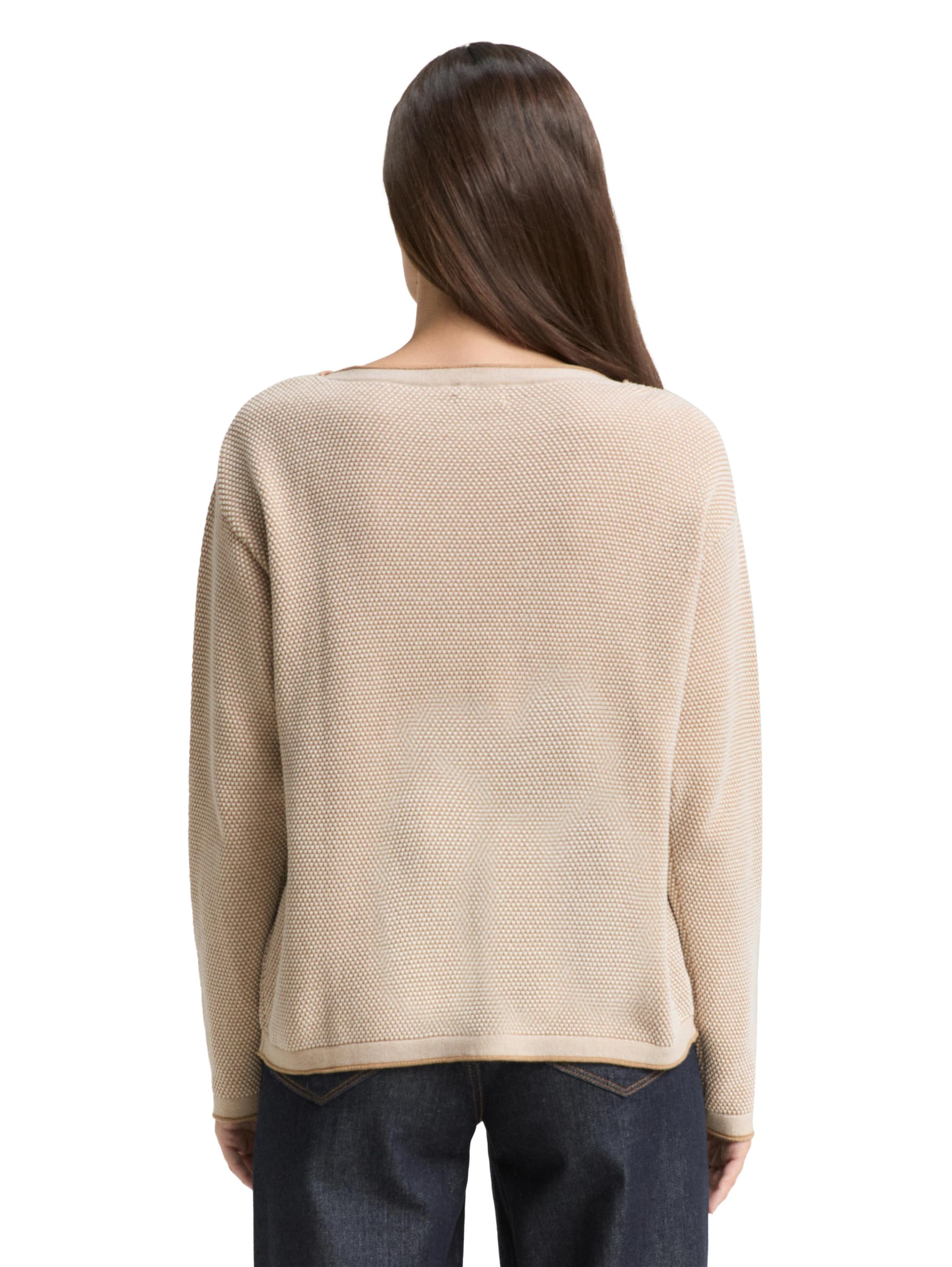 TOM Tailor 1030507 Sudadera con Detalle Fruncido Mujer (Pack de 1)