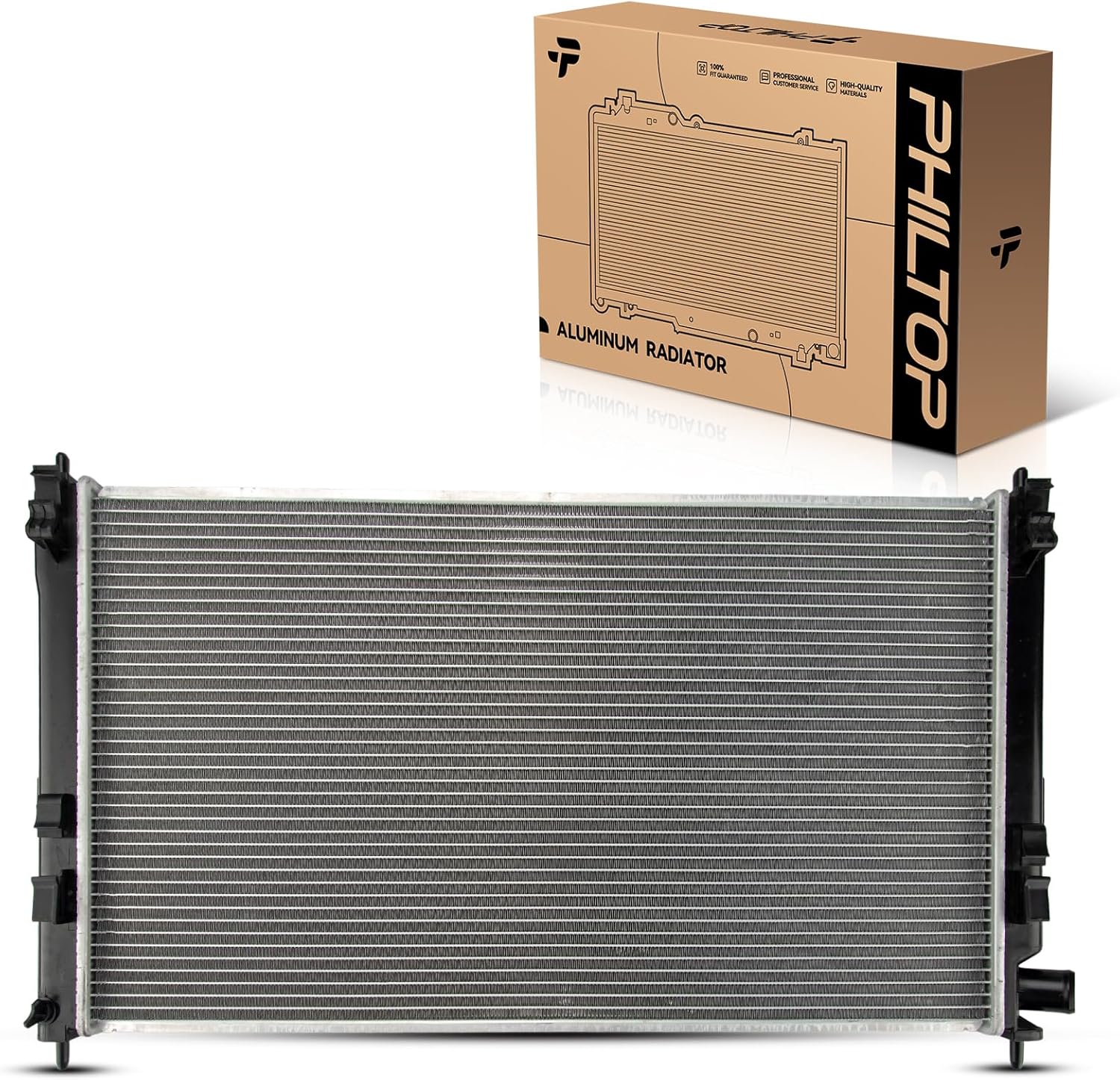 PHILTOP CU2979 Radiator Compatible with Lancer 2008-2014, Outlander Sport 2011-2013, Outlander 2010-2013, Automotive Replacement Engine Radiator
