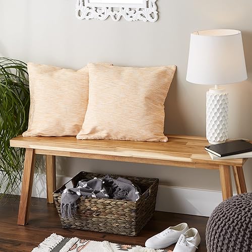 Vista 42 de DII Throw Pillow Cover Collection Tonal Recycled Cotton, Granero Rojo, 18x18 Rojo granero