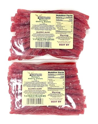 Cherry Red Licorice Twists - 4 Lbs