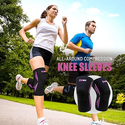 Miniatura 2 de NeoAlly - Rodilleras deportivas, rodilleras versátiles para disuadir lesiones y dolor de rodilla, soporte de rodilla antideslizante para hombres y