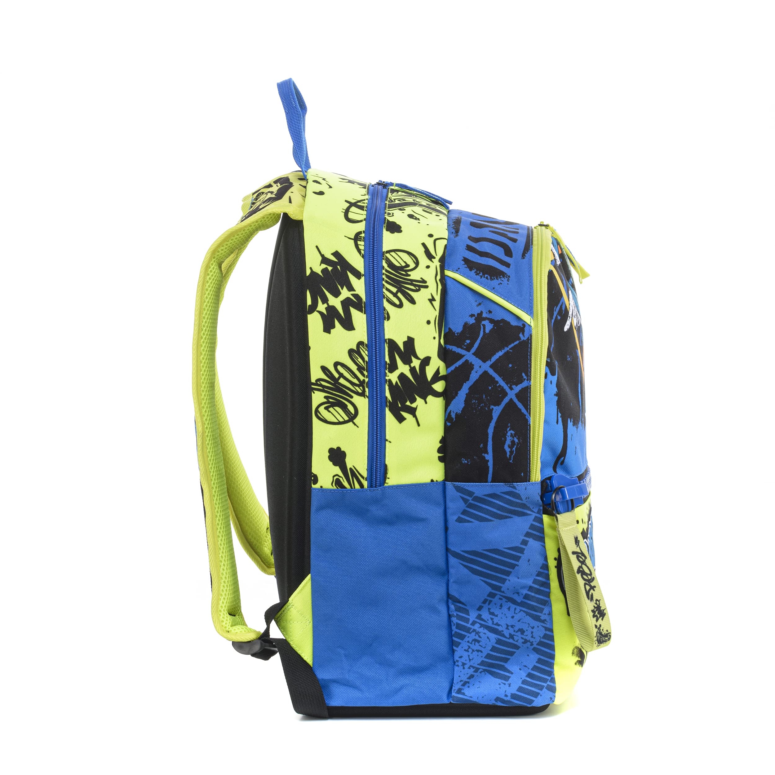 Mitama Zaino Plus, Super Fluo, Boy, Scuola e Tempo Libero, con Cappello Omaggio e Shopper