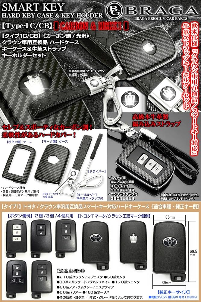 Amazon.co.jp: タイプ1C/CB クラウン車用互換品 210系クラウン