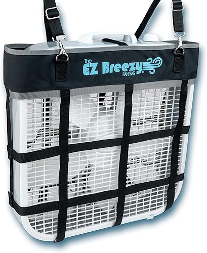 Miniatura 10 de Southwestern Equine EZ Breezy Box - Soporte para ventilador de caballo, bolsa clásica para ventilador, suministros estables, ventilador de caballo